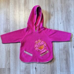 Kids Sesame Street Elmo Fleece Hoodie Jacket Toddler 18 Months Pink